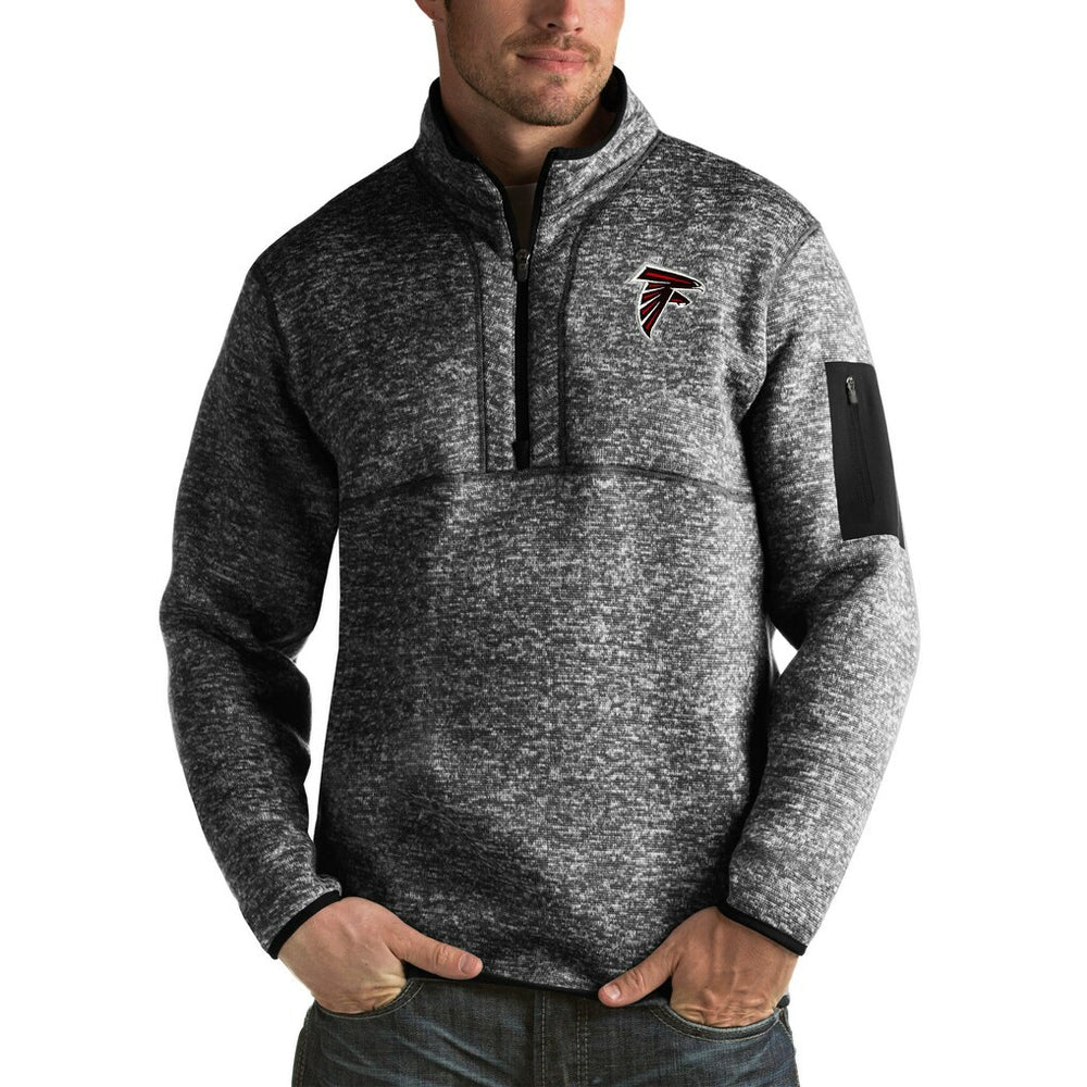 Atlanta Falcons Antigua Fortune Big & Tall Quarter-Zip Pullover Jacket | NFL On sale