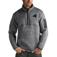 Carolina Panthers Antigua Fortune Big & Tall Quarter-Zip Pullover Jacket | NFL Hot