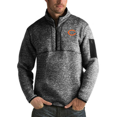 Chicago Bears Antigua Fortune Big & Tall Quarter-Zip Pullover Jacket | NFL Near me