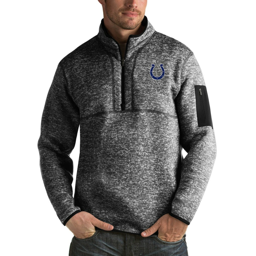 Indianapolis Colts Antigua Fortune Big & Tall Quarter-Zip Pullover Jacket | NFL New