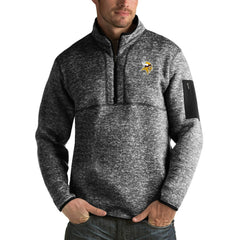 Minnesota Vikings Antigua Fortune Big & Tall Quarter-Zip Pullover Jacket | NFL Online