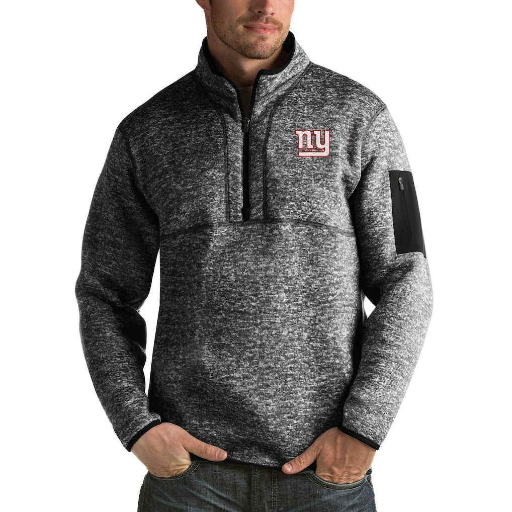 New York Giants Antigua Fortune Big & Tall Quarter-Zip Pullover Jacket | NFL US