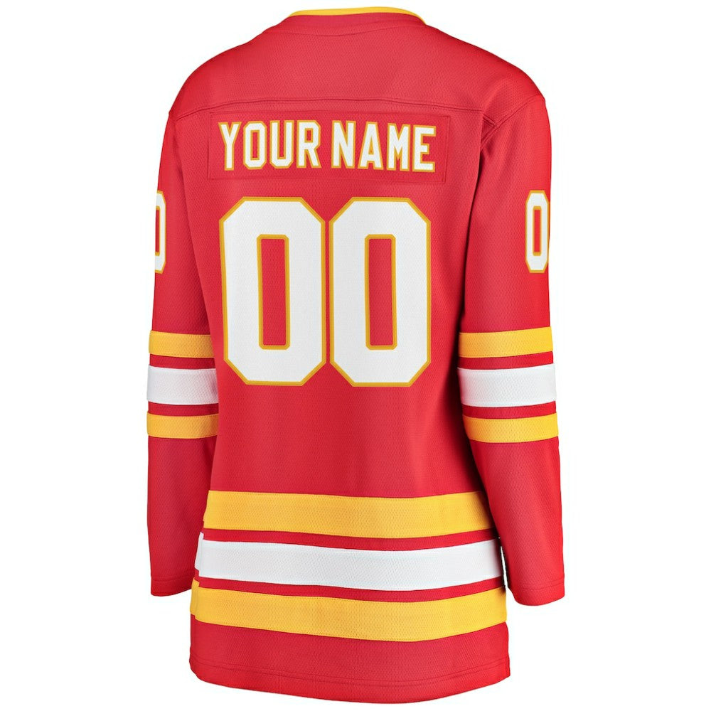 Calgary Flames Fanatics Women's Home Breakaway Custom Jersey -  NHL Jerseys