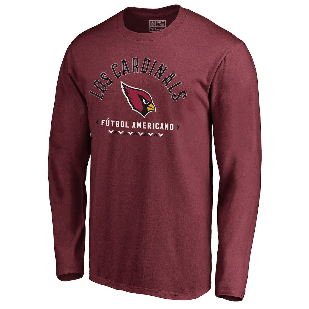 Arizona Cardinals Futbol Americano Long Sleeve T-Shirt | NFL Discount
