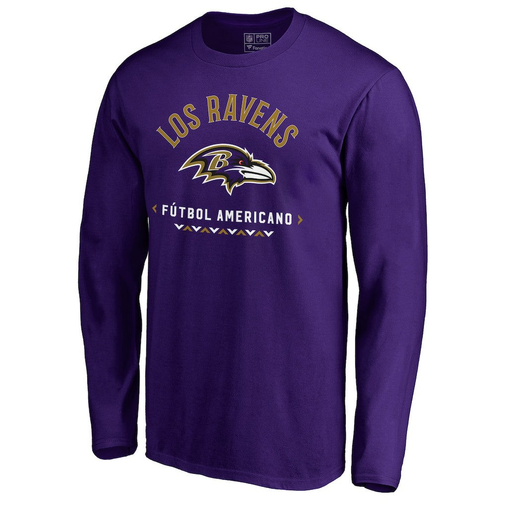Baltimore Ravens Futbol Americano Long Sleeve T-Shirt | NFL Sale