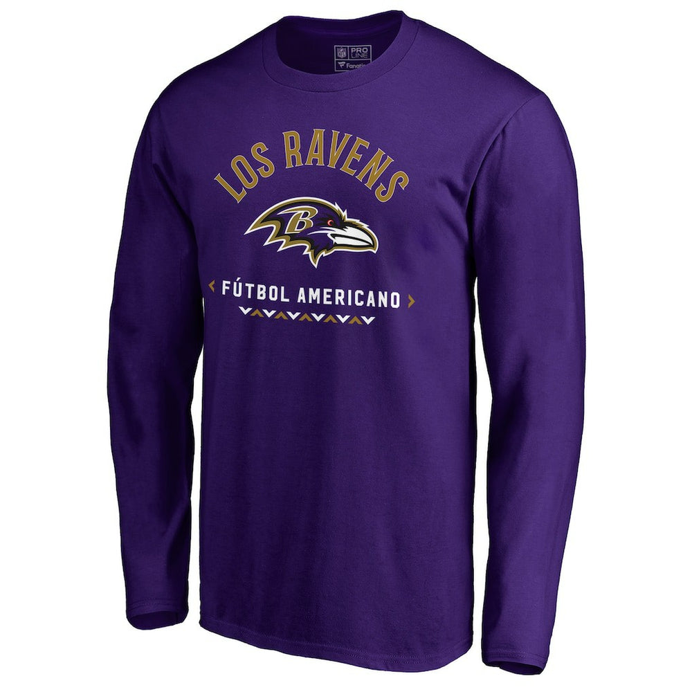 Baltimore Ravens Futbol Americano Long Sleeve T-Shirt | NFL Sale