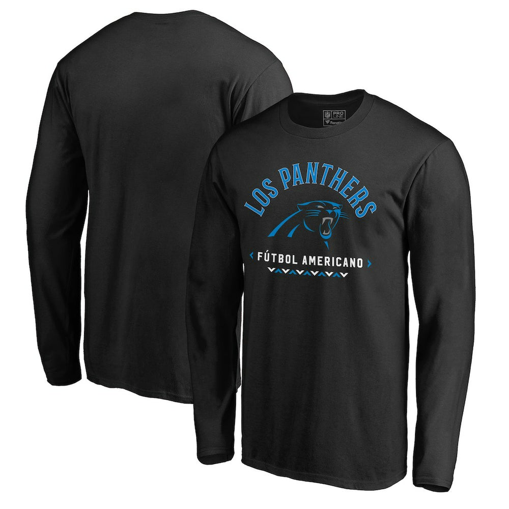 Carolina Panthers Futbol Americano Long Sleeve T-Shirt | NFL New