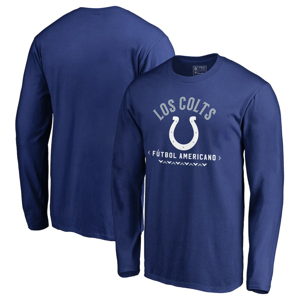 Indianapolis Colts Futbol Americano Long Sleeve T-Shirt | NFL New