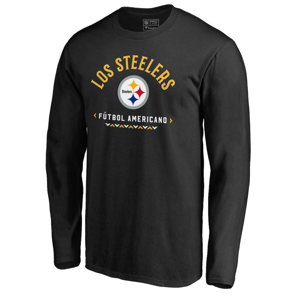 Pittsburgh Steelers Futbol Americano Long Sleeve T-Shirt | NFL Outlet