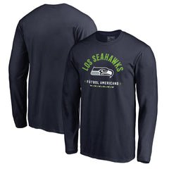 Seattle Seahawks Futbol Americano Long Sleeve T-Shirt | NFL Hot