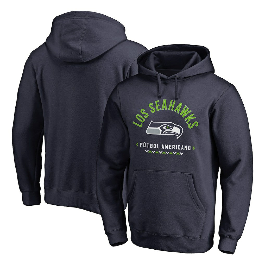 Seattle Seahawks Futbol Americano Pullover Hoodie | NFL Outlet
