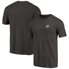 Dallas Stars Primary Logo Left Chest Distressed Tri-Blend T-Shirt -  NHL T-shirts