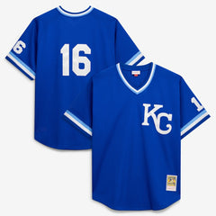 Bo Jackson Kansas City Royals Mitchell & Ness Cooperstown Collection Big & Tall Mesh Batting Practice Jersey - MLB Jerseys