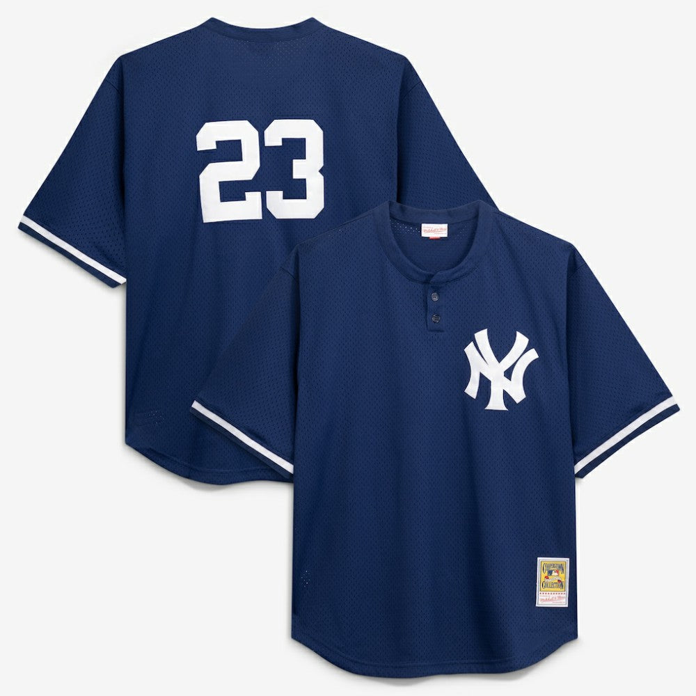 Don Mattingly New York Yankees Mitchell & Ness Cooperstown Collection Big & Tall Mesh Batting Practice Jersey - MLB Jerseys