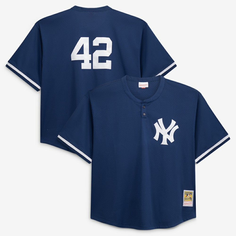 Mariano Rivera New York Yankees Mitchell & Ness Cooperstown Collection Big & Tall Mesh Batting Practice Jersey - MLB Jerseys