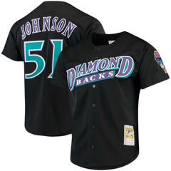 Randy Johnson Arizona Diamondbacks Mitchell & Ness Big & Tall Cooperstown Mesh Batting Practice Jersey - MLB Jerseys