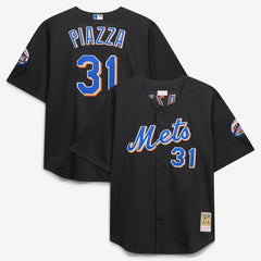 Mike Piazza New York Mets Mitchell & Ness Big & Tall Cooperstown Mesh Batting Practice Jersey - MLB Jerseys
