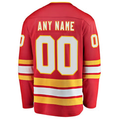 Calgary Flames Fanatics Home Breakaway Custom Jersey -  NHL Jerseys
