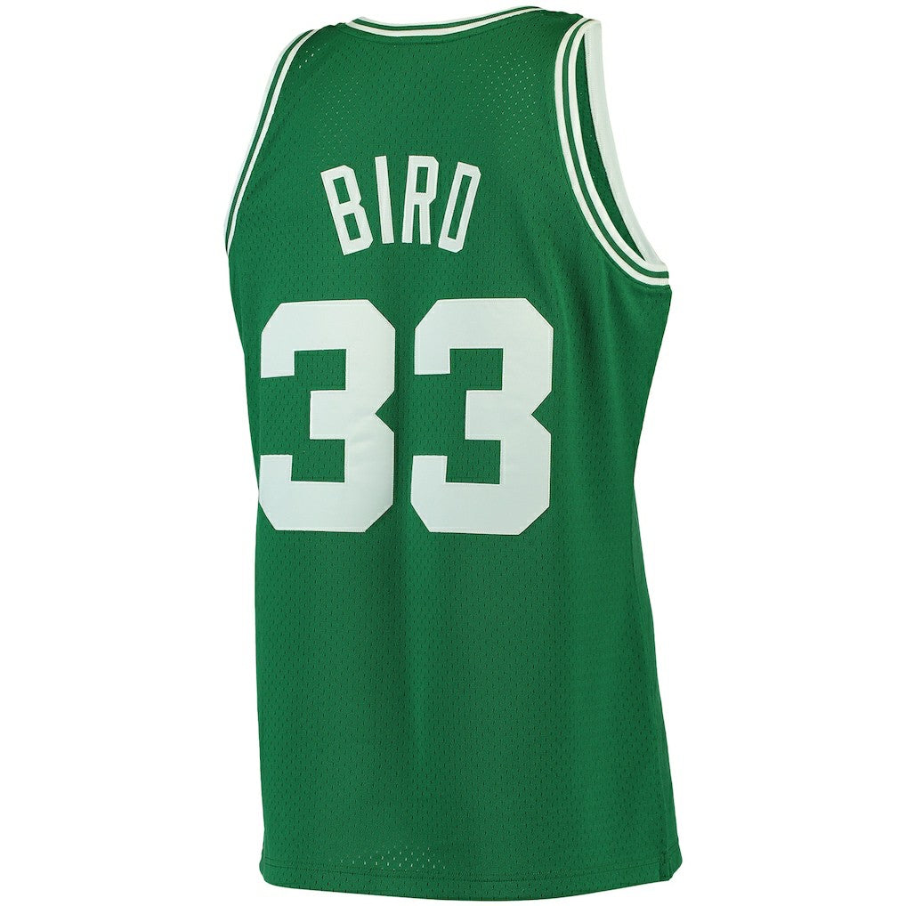 Kelly Green Larry Bird Boston Celtics 1985/86 Big & Tall Hardwood Classics Swingman Jersey | NBA