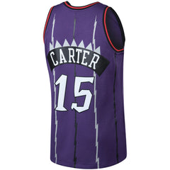 Purple Vince Carter Toronto Raptors 1998/99 Big & Tall Hardwood Classics Swingman Jersey | NBA