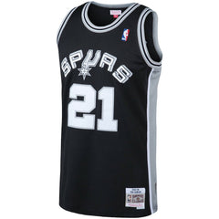 Black Tim Duncan San Antonio Spurs 1998/99 Big & Tall Hardwood Classics Swingman Jersey | NBA