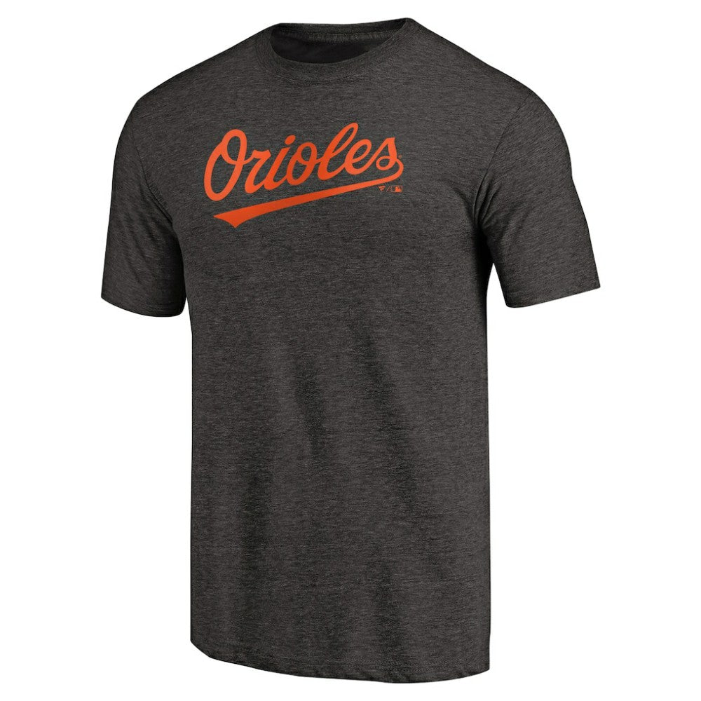 Baltimore Orioles Team Wordmark Tri-Blend T-Shirt - MLB T-shirts