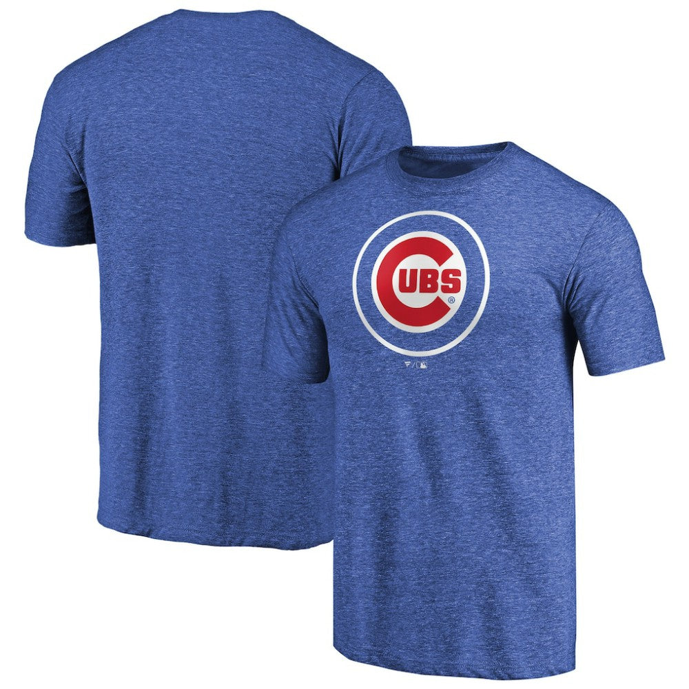 Chicago Cubs Team Wordmark Tri-Blend T-Shirt - MLB T-shirts