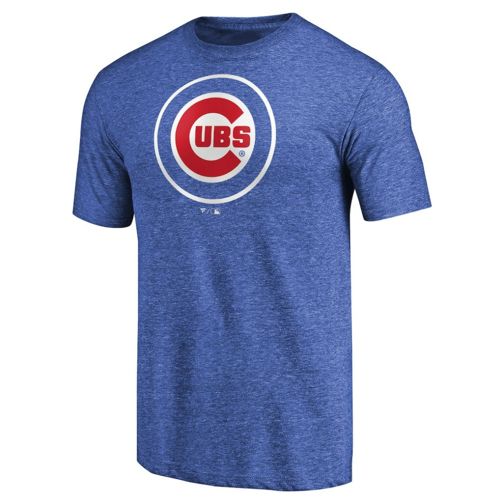Chicago Cubs Team Wordmark Tri-Blend T-Shirt - MLB T-shirts