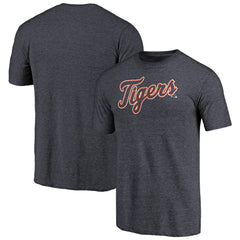 Detroit Tigers Team Wordmark Tri-Blend T-Shirt - MLB T-shirts