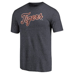 Detroit Tigers Team Wordmark Tri-Blend T-Shirt - MLB T-shirts