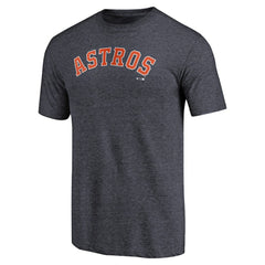 Houston Astros Team Wordmark Tri-Blend T-Shirt - MLB T-shirts