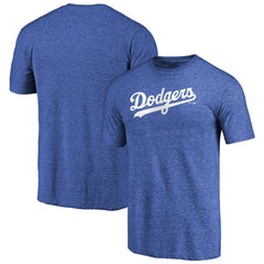 Los Angeles Dodgers Team Wordmark Tri-Blend T-Shirt - MLB T-shirts