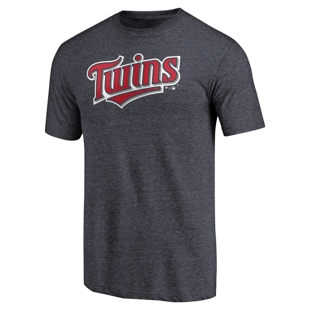 Minnesota Twins Team Wordmark Tri-Blend T-Shirt - MLB T-shirts