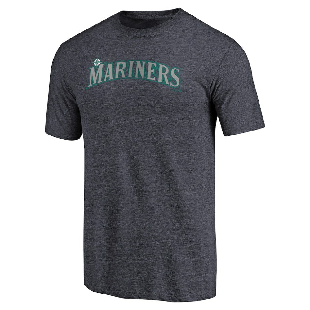 Seattle Mariners Team Wordmark Tri-Blend T-Shirt - MLB T-shirts