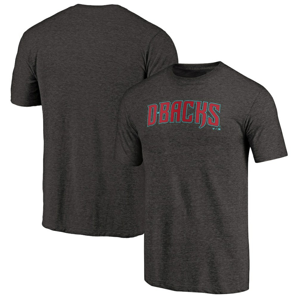 Arizona Diamondbacks Team Wordmark Tri-Blend T-Shirt - MLB T-shirts