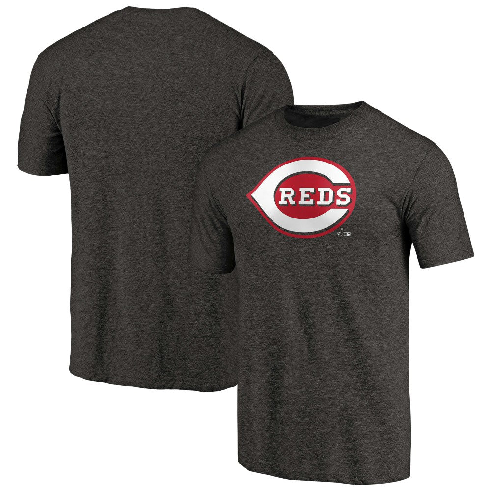 Cincinnati Reds Team Wordmark Tri-Blend T-Shirt - MLB T-shirts