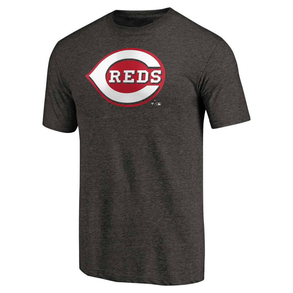 Cincinnati Reds Team Wordmark Tri-Blend T-Shirt - MLB T-shirts