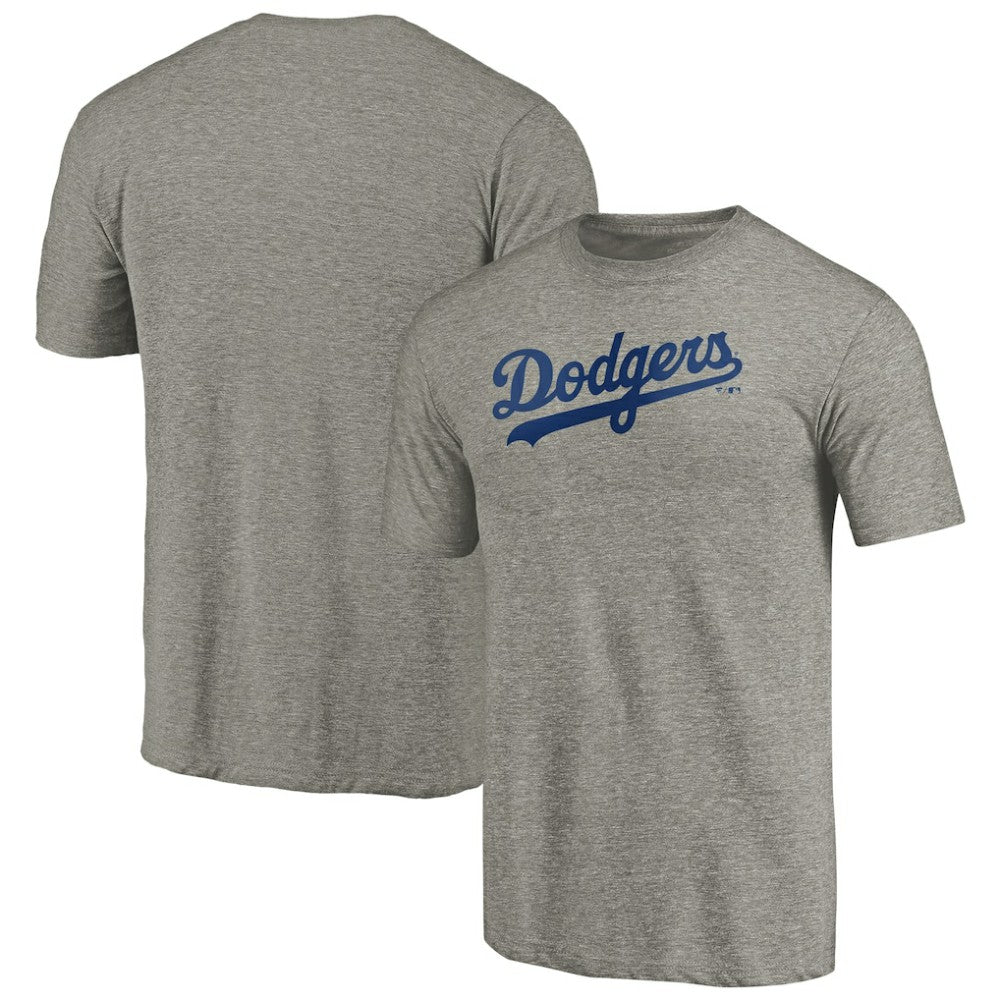 Los Angeles Dodgers Team Wordmark Tri-Blend T-Shirt - MLB T-shirts