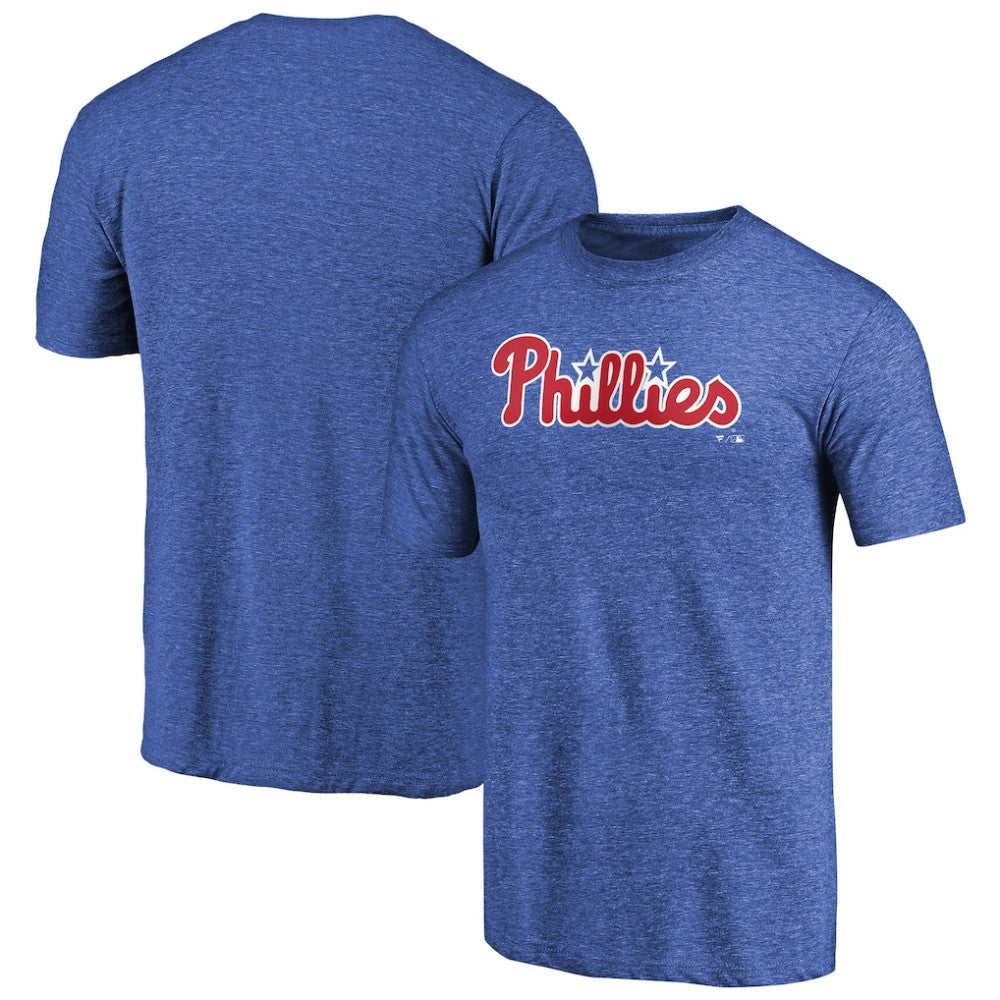 Philadelphia Phillies Team Wordmark Tri-Blend T-Shirt - MLB T-shirts