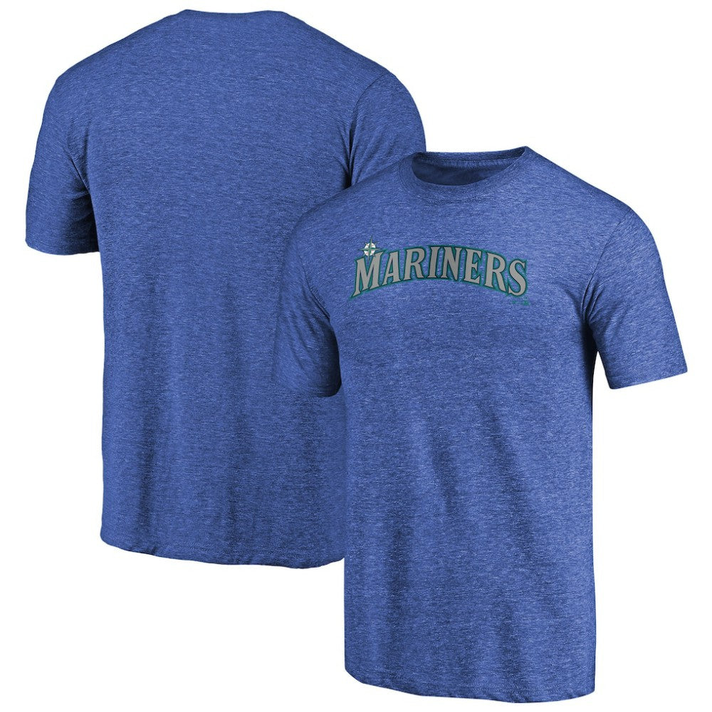 Seattle Mariners Team Wordmark Tri-Blend T-Shirt - MLB T-shirts