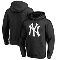 New York Yankees Official Logo Fitted Pullover Hoodie - MLB Hoodies