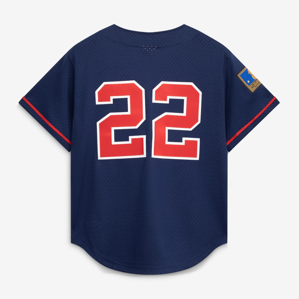 Bo Jackson California Angels Mitchell & Ness Cooperstown Collection Mesh Batting Practice Button-Up Jersey - MLB Jerseys