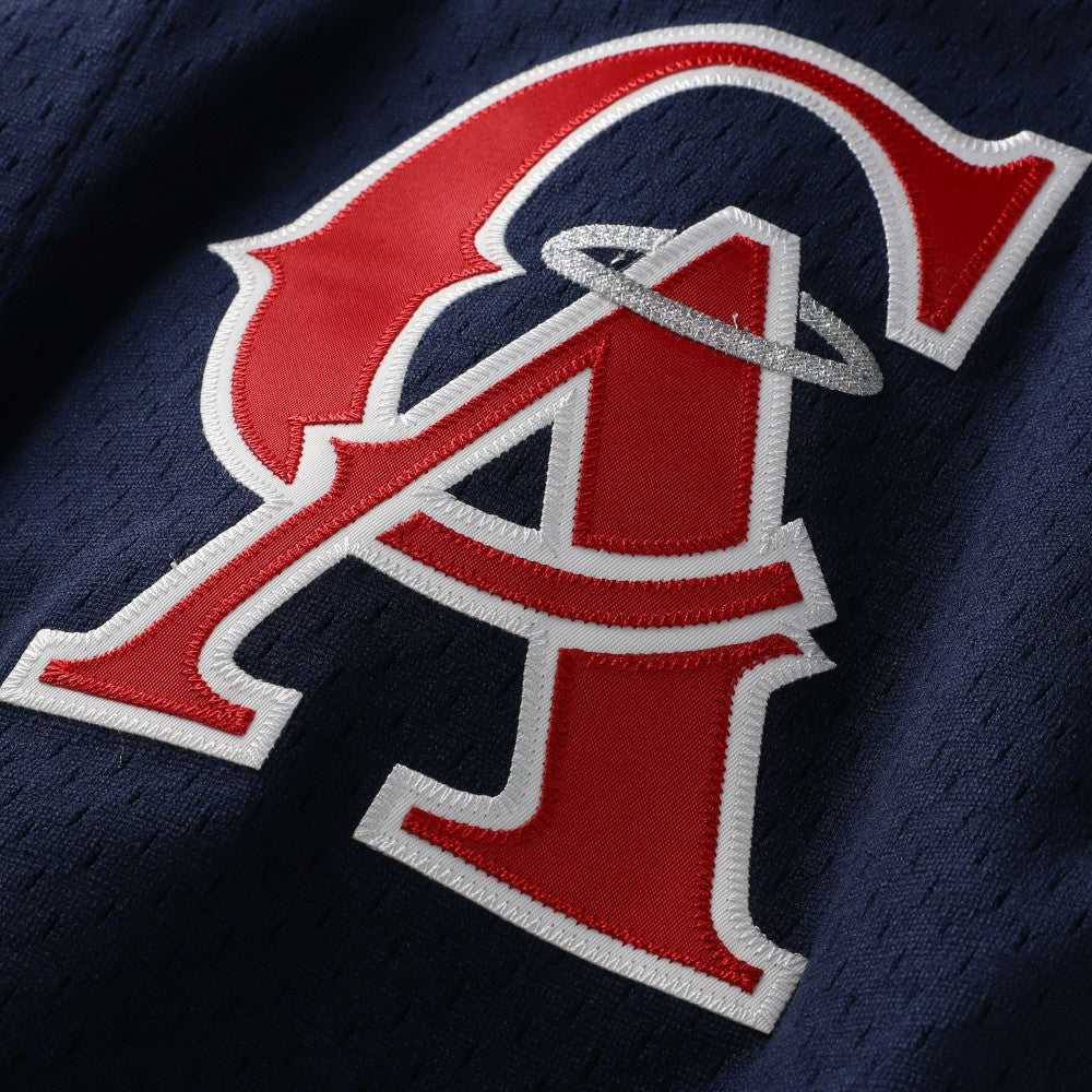 Bo Jackson California Angels Mitchell & Ness Cooperstown Collection Mesh Batting Practice Button-Up Jersey - MLB Jerseys