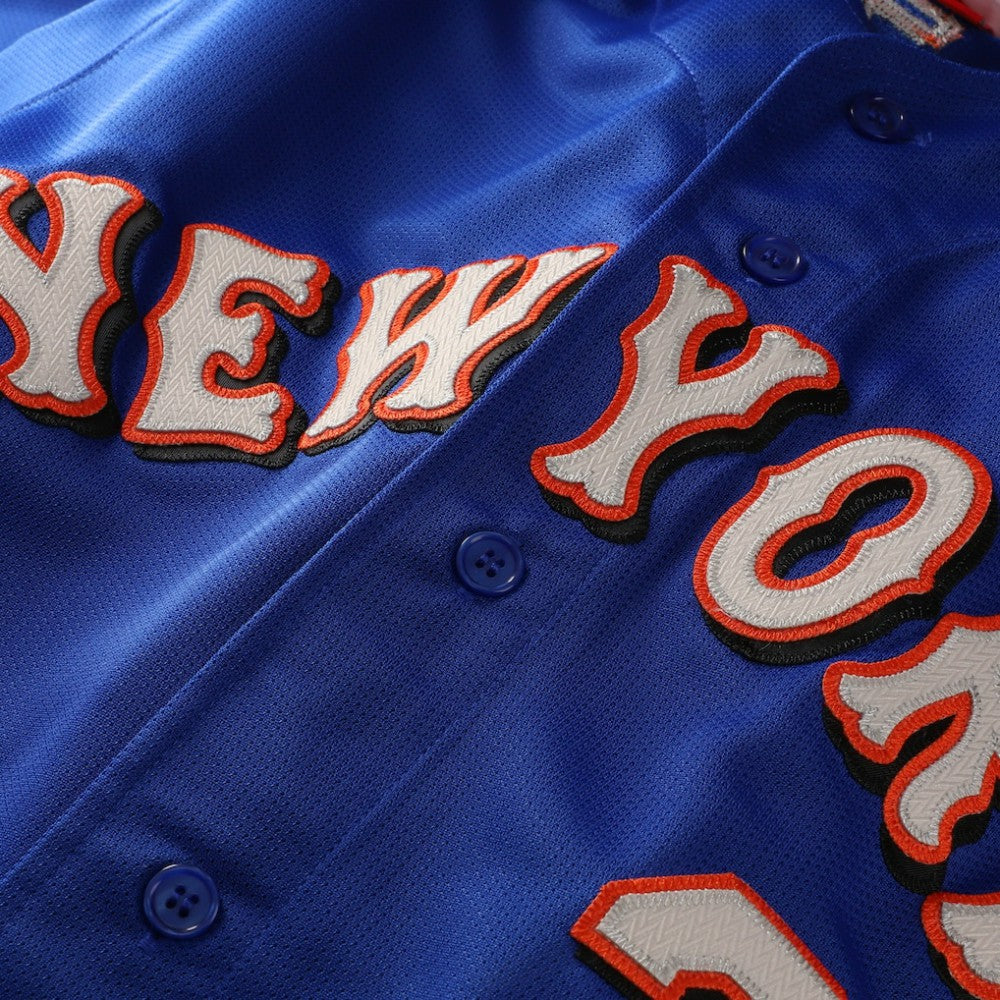Mike Piazza New York Mets Mitchell & Ness Cooperstown Collection Mesh Batting Practice Button-Up Jersey - MLB Jerseys