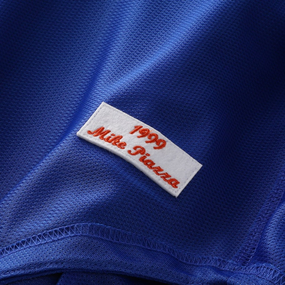 Mike Piazza New York Mets Mitchell & Ness Cooperstown Collection Mesh Batting Practice Button-Up Jersey - MLB Jerseys