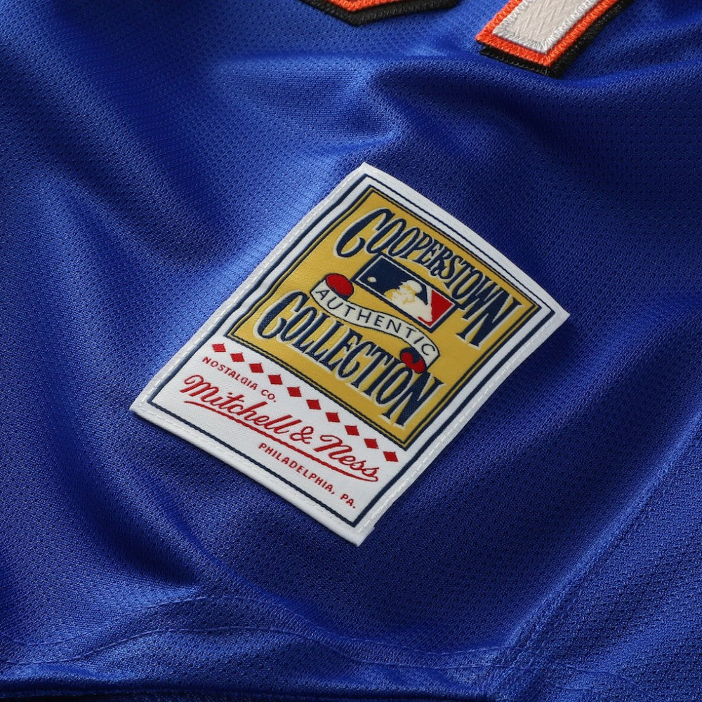Mike Piazza New York Mets Mitchell & Ness Cooperstown Collection Mesh Batting Practice Button-Up Jersey - MLB Jerseys