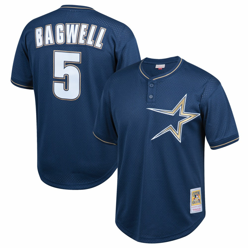 Jeff Bagwell Houston Astros Mitchell & Ness Youth Cooperstown Collection Mesh Batting Practice Jersey - MLB Jerseys