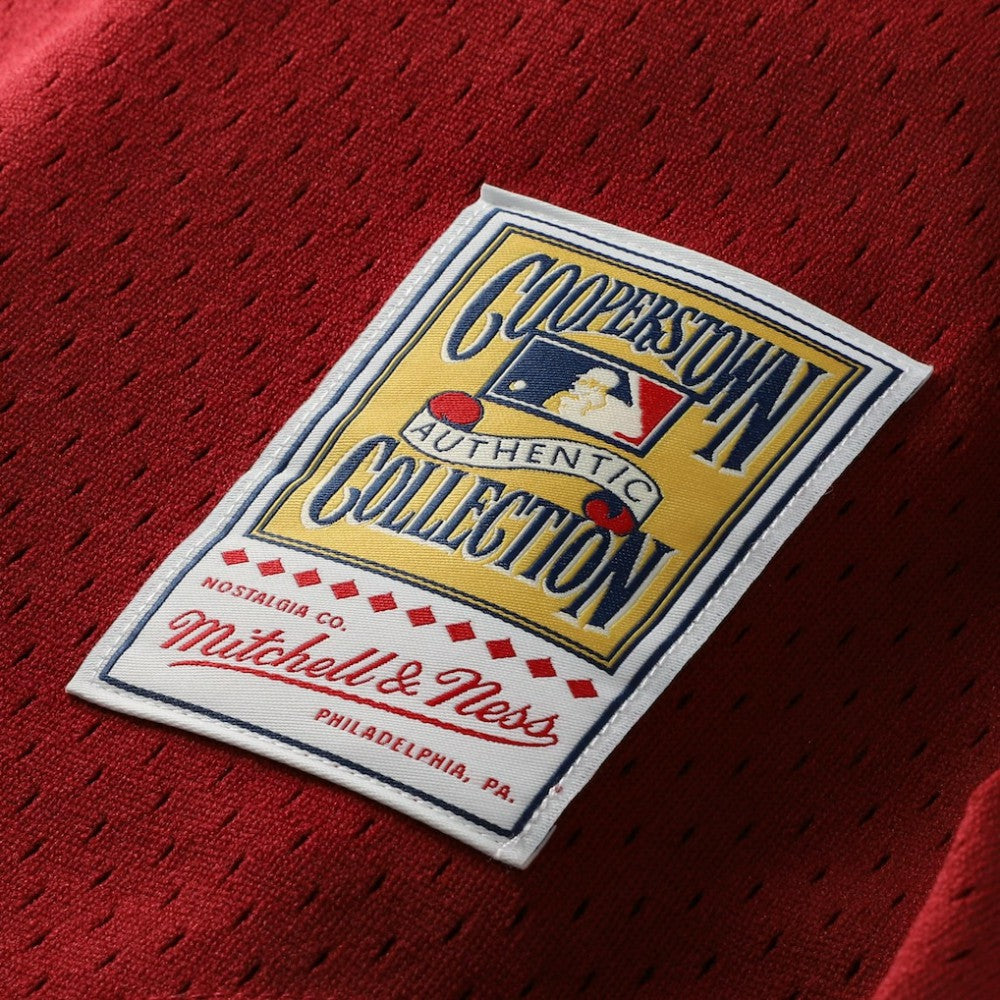 Lenny Dykstra Philadelphia Phillies Mitchell & Ness Youth Cooperstown Collection Mesh Batting Practice Jersey - MLB Jerseys