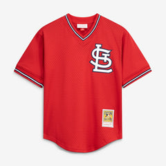Ozzie Smith St. Louis Cardinals Mitchell & Ness Youth Cooperstown Collection Mesh Batting Practice Jersey - MLB Jerseys
