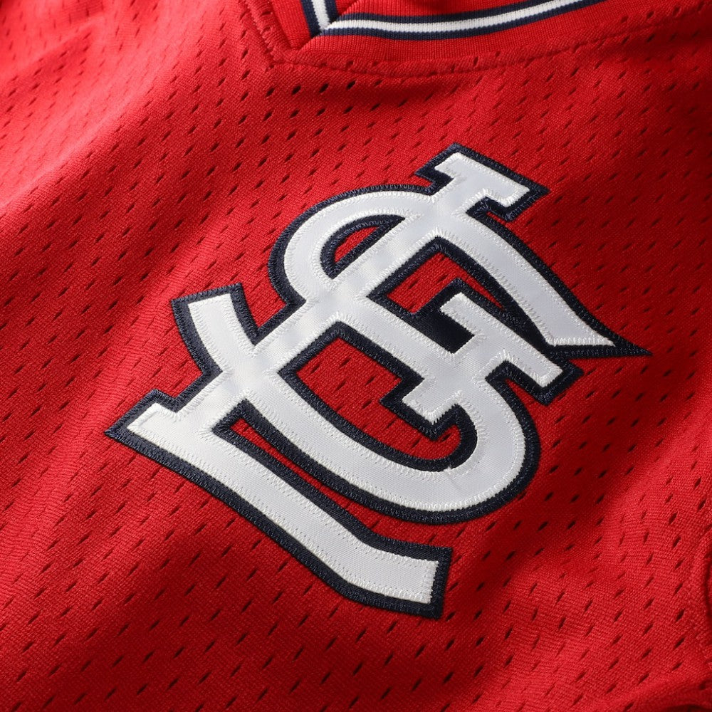 Ozzie Smith St. Louis Cardinals Mitchell & Ness Youth Cooperstown Collection Mesh Batting Practice Jersey - MLB Jerseys
